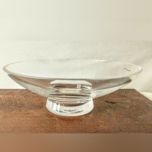 Vintage Designer Halo Pedestal Bowl - Made in Poland